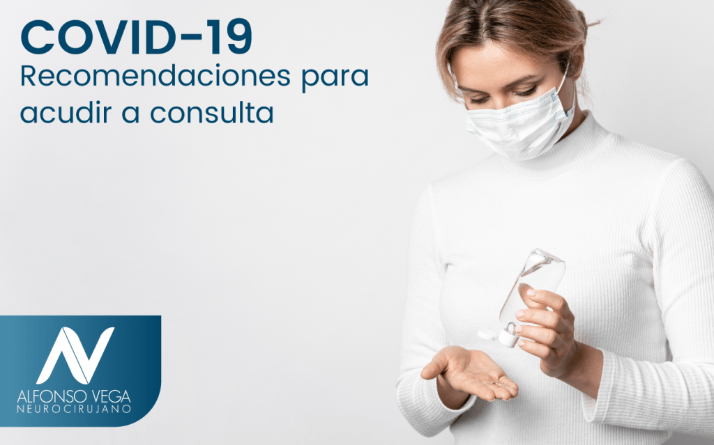 consulta médica con COVID-19