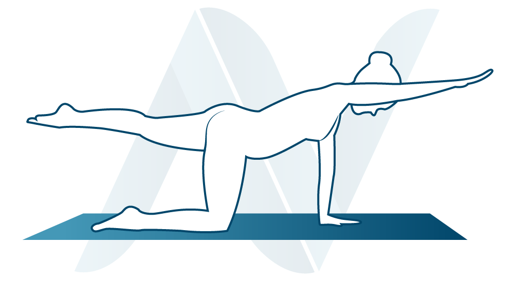 Leg raising exercise to benefit the spine