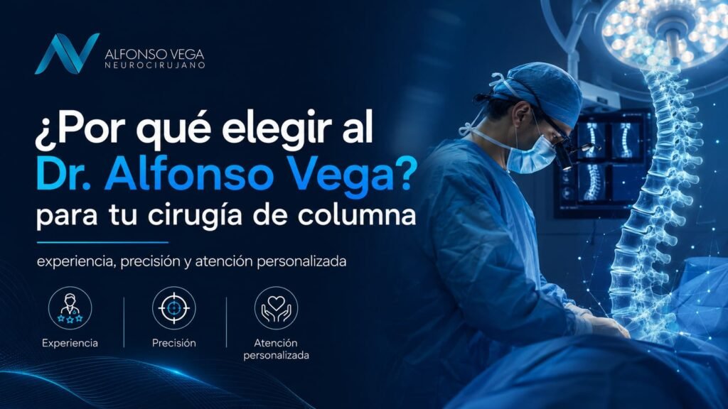 Por qué elegir al Dr. Alfonso Vega para tu cirugía de columna