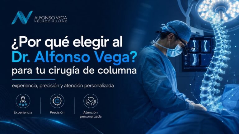 Por qué elegir al Dr. Alfonso Vega para tu cirugía de columna